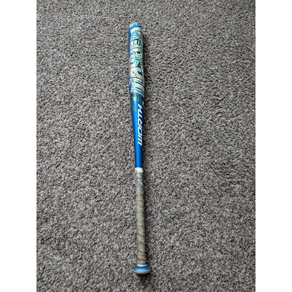 Worth Mayhem Official Softball Bat Singlewall 34in 28oz 040083‎ 2 1/4 USSSA Blue